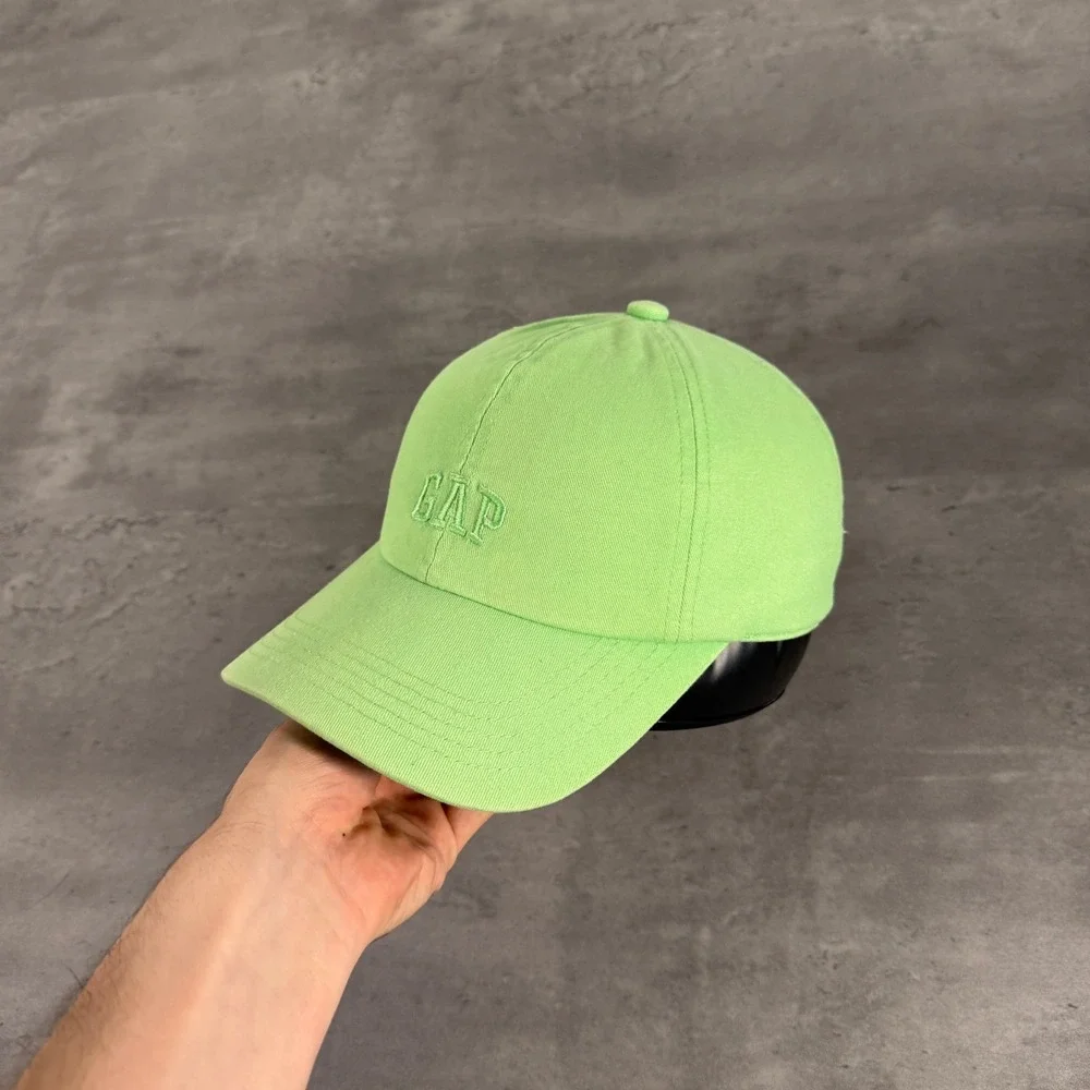 Gap Baseball Cap Unisex One Size Lime Green Embroidered‎ Logo Adjustable Hat